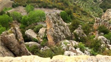 Güzel manzara dağ köyü Guadalest, İspanya