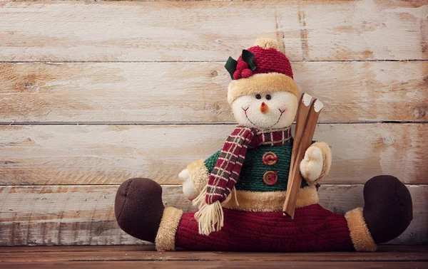 Boneco de neve brinquedo — Fotografia de Stock