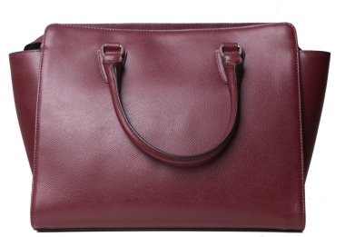 Bordo kadın deri çanta