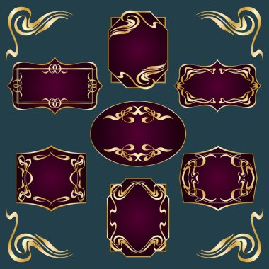 Art Deco stil etiketleri