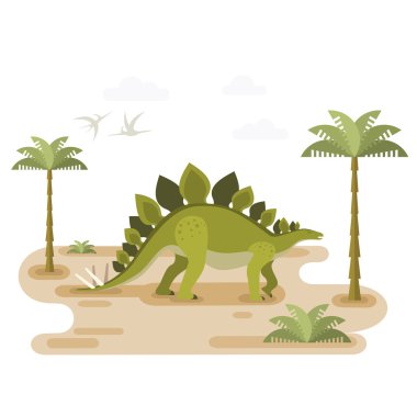Büyük yürüyüş Stegosaurus