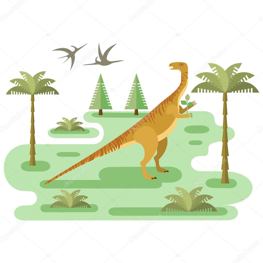 Large Herbivore Plateosaurus
