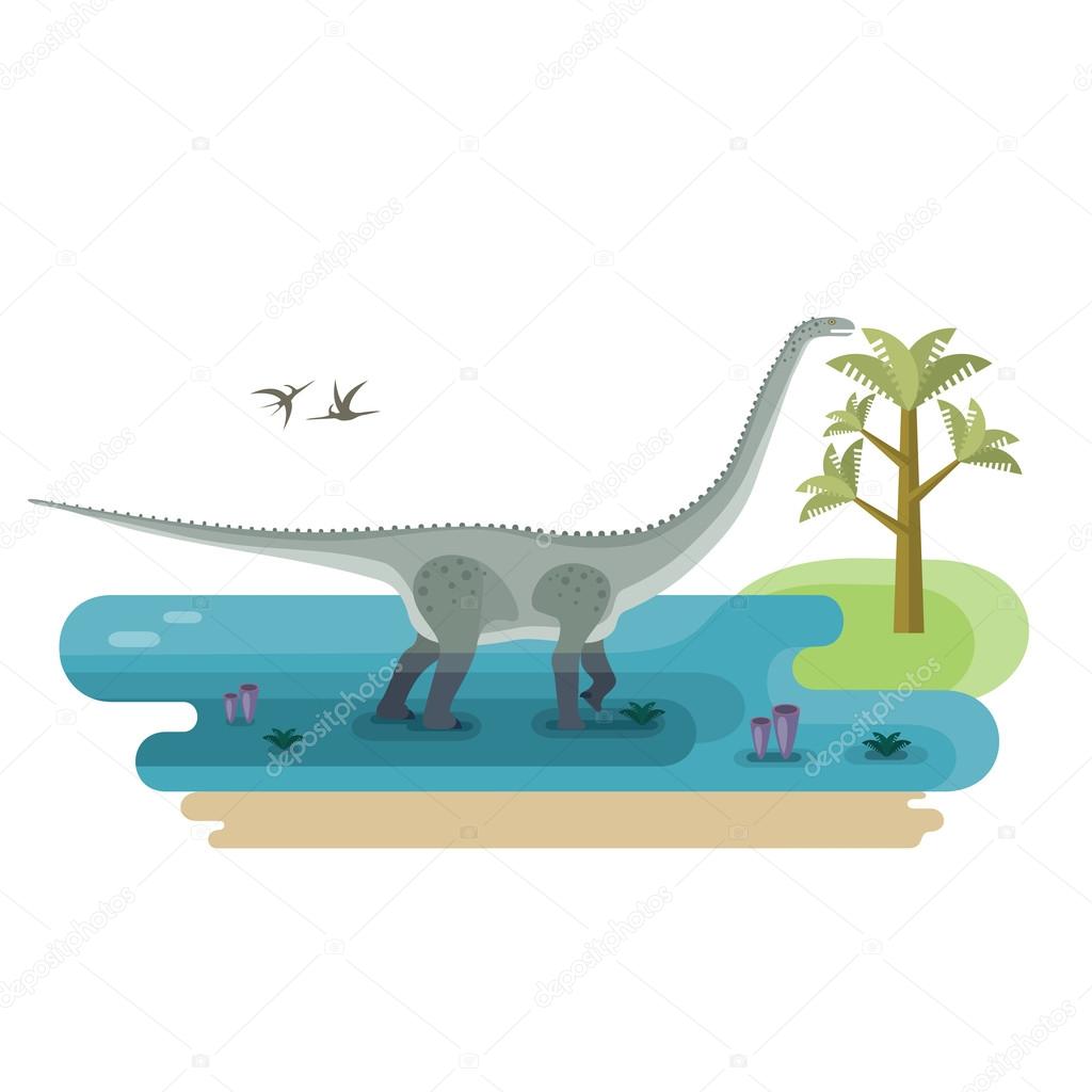 Giant Herbivore Diplodocus