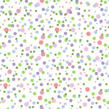 Renkli konfeti ile Seamless Modeli