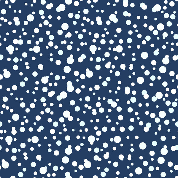 Снежный бесшовный узор
