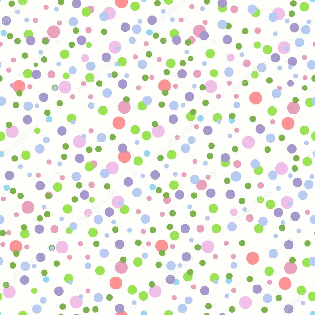 Seamless Pattern With Colorful Confetti