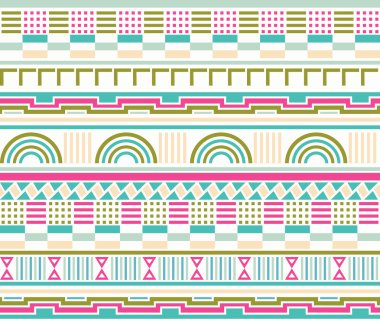 Retro geometrik seamless modeli