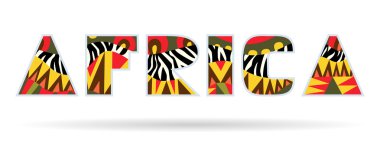 Afrika süslü başlık