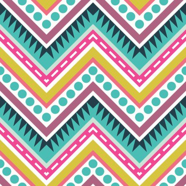 zikzak geometrik seamless modeli