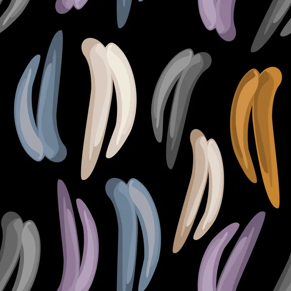 Tusks abstraits Modèle sans couture — Image vectorielle