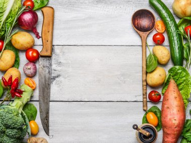 taze sebze malzemeler