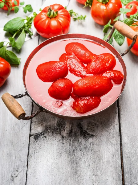 Ingredients for tomato sauce — Stock Photo, Image