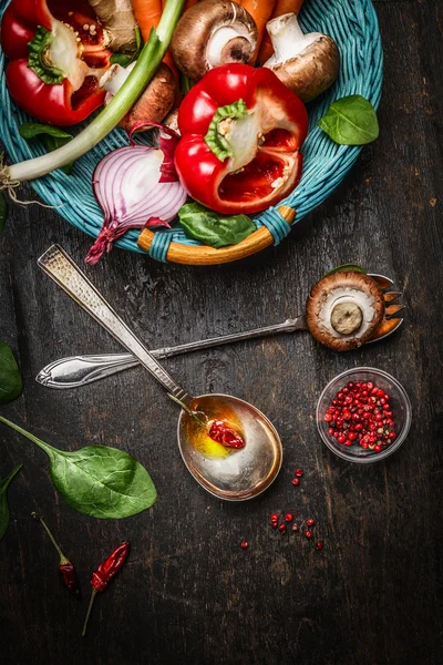 Verduras orgánicas frescas —  Fotos de Stock