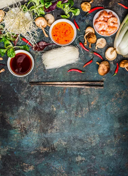 Ingrediente pentru gătit asiatic — Fotografie, imagine de stoc