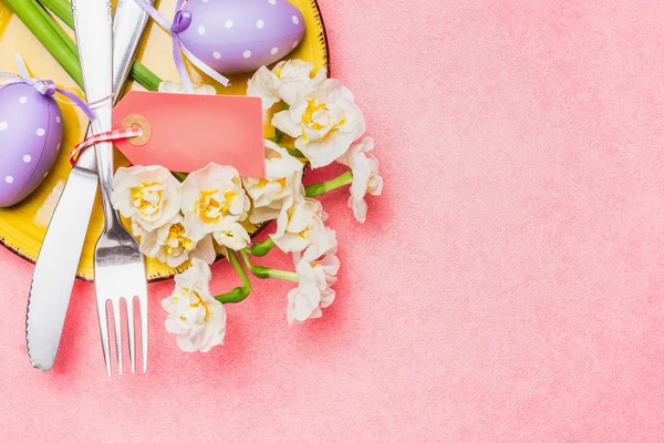 Easter table setting — Stock Photo, Image