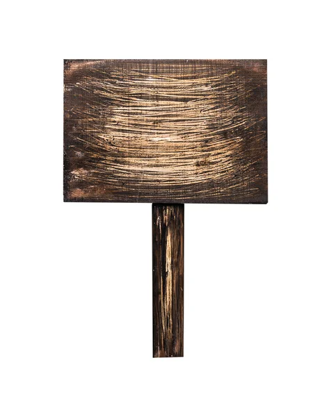 Signo de madera oscura — Foto de Stock