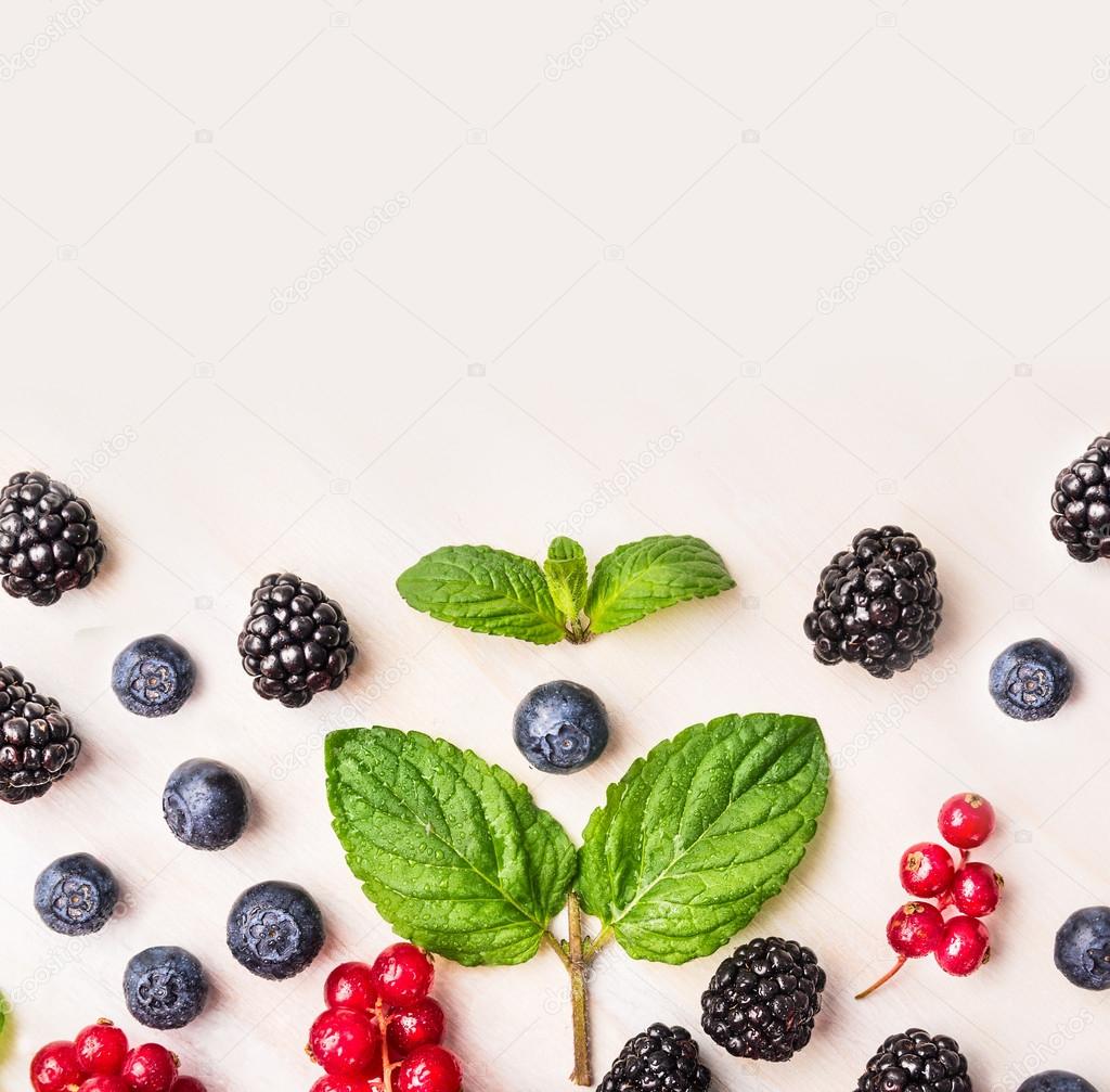 Different summer berries