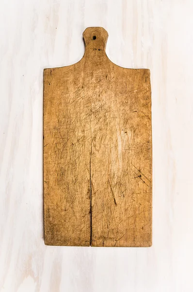 Стара дерев'яна обробна дошка — стокове фото