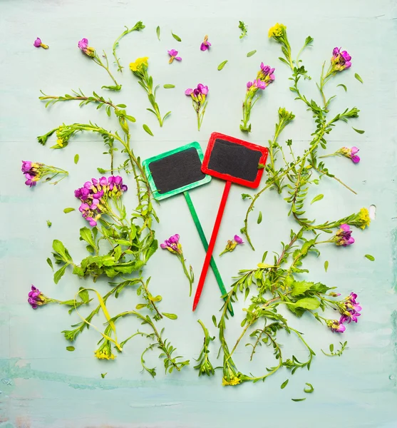 Florescendo com sinais vermelhos e verdes — Fotografia de Stock