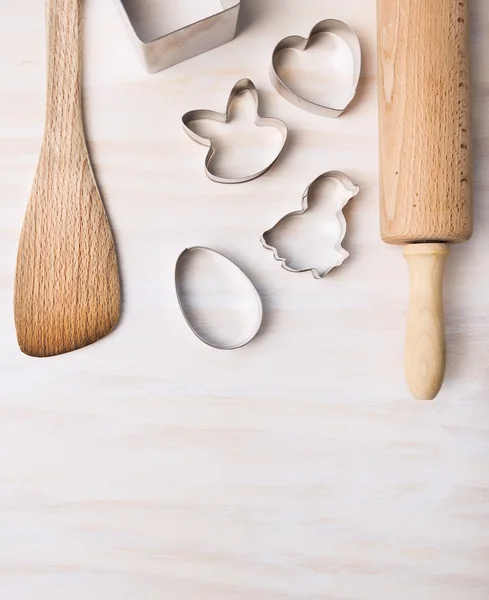 Various kitchen bake tools — Stock Photo, Image