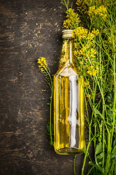 Бутылка масла для изнасилования — стоковое фото