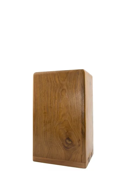 Деревянный ящик для ножа — стоковое фото
