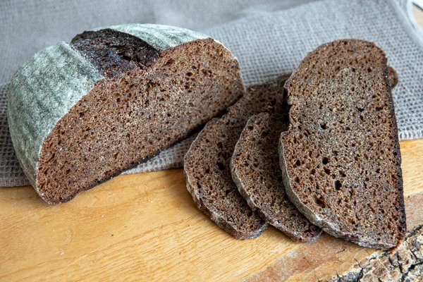 Pane Affettato Con Semi Girasole — Foto Stock