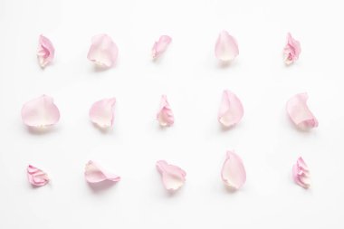 Sevgililer Günü arkaplanı kalpler ve çiçeklerle