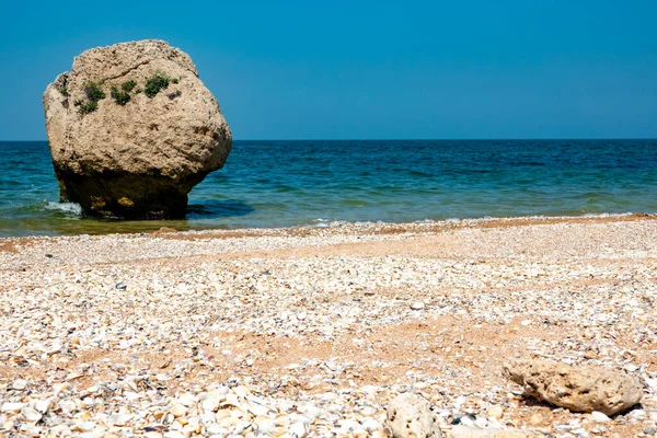 クリミア半島 コケベル ハメロン岬だ 黒海の海岸線 — ストック写真