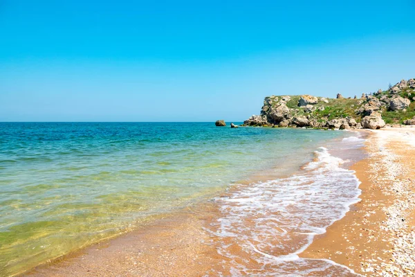 Kırım Yarımadası Koktebel Cape Hameleon Karadeniz Kıyısında — Stok fotoğraf