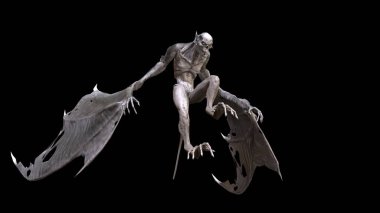 Vampir efsanevi canavarı 3 boyutlu canlandırma