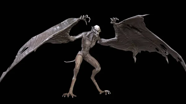 Vampiro monstruo mítico 3d render —  Fotos de Stock