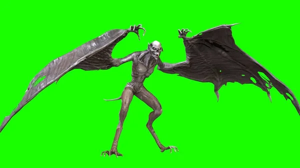 Vampiro monstruo mítico 3d render — Foto de Stock