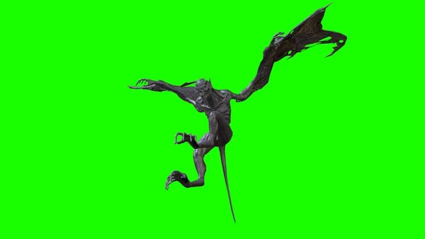 Vampiro monstro mítico 3d render — Fotografia de Stock