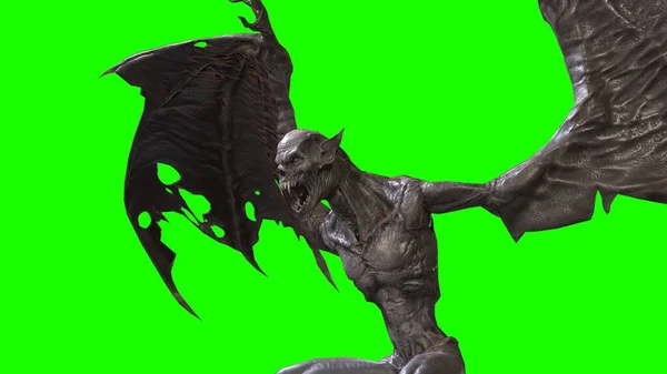 Vampiro monstruo mítico 3d render Imágenes de stock libres de derechos