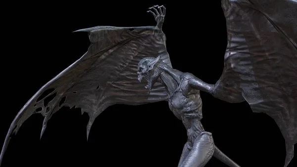 Vampiro monstruo mítico 3d render Imagen de archivo