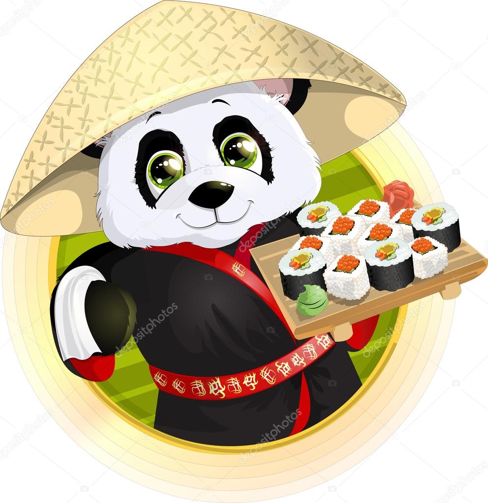 Panda sushi