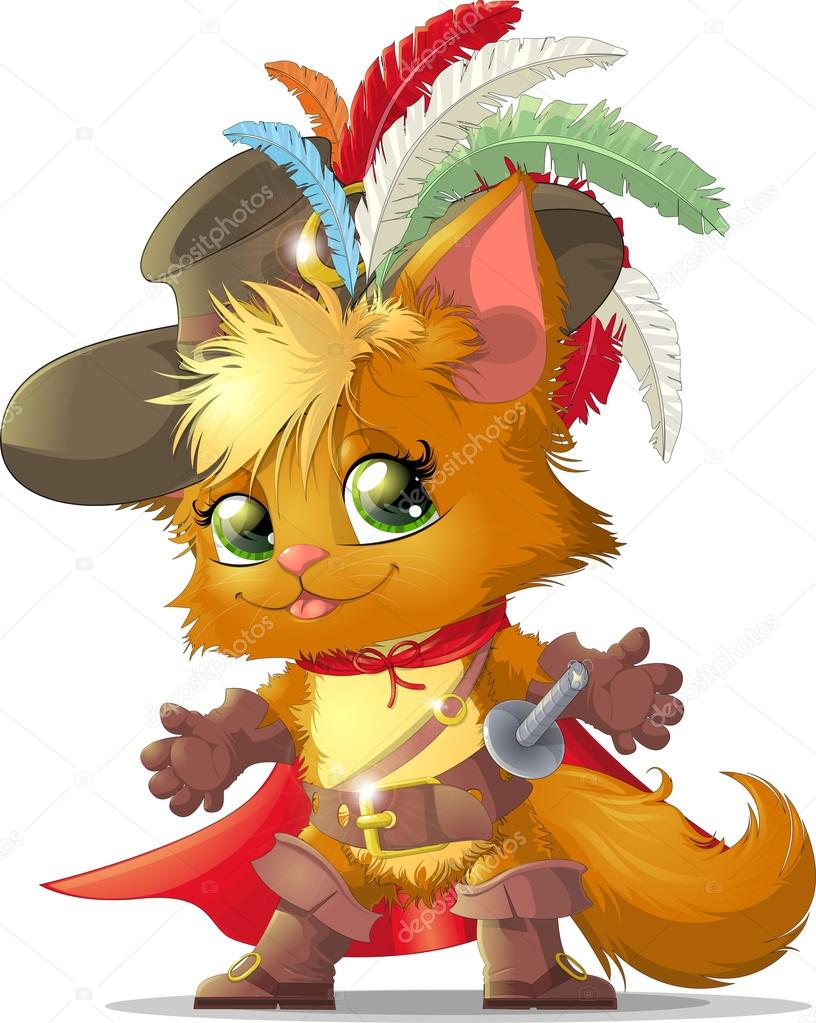 stock illustration puss in boots