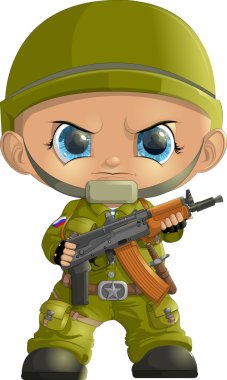 soldiers by 23 February clipart