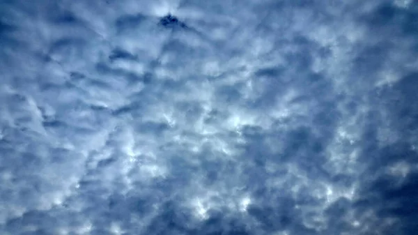 Голубое Небо Облаками Фон Открыток Облака Небе — стоковое фото