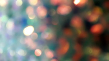 Yeni yıl kartı ya da el ilanı için bulanık bir tatil geçmişi. Bulanık noktaların odaksız arkaplanı