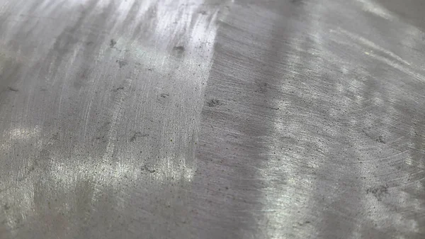 Scratched Metal Surface Brushed Aluminum Industrial Background — Stock Photo, Image