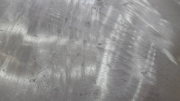Verkratzte Metalloberfläche Aluminium Gebürstet Industrieller Hintergrund — Stockfoto