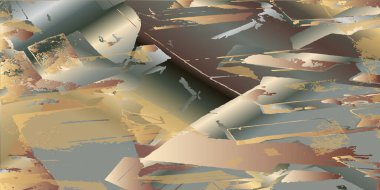 Renkli soyut resim. Tasarım kapağı, sunum, davetiye, poster ve kartvizit için sanat arka planı, tasarım paketi. Renk vektörü illüstrasyonu eps-10