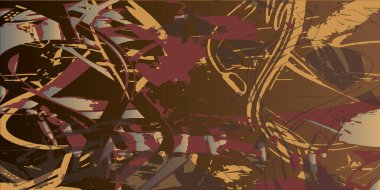 Dekoratif bir geçmiş. Soyut illüstrasyon. Kapak resmi. Tasarım kapağı, sunum, davetiye, poster ve kartvizit için sanat geçmişi. Renk vektörü illüstrasyonu eps-10