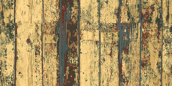 Seamless Wood Texture Vintage Seamless Fence Made Boards Vector Illustration — Stock Vector