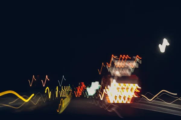 GRAND CANYON, ARIZONA - CIRCA 2011 : autoroute en Arizona la nuit de septembre 2011 en Arizona, USA . — Photo