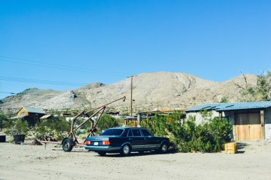 Nevada, Amerika Birleşik Devletleri - 2011 yaklaşık: boş İlçesi yakınlarındaki küçük kasabada Yaz 2011 yaklaşık Ölüm Vadisi, Nevada, ABD.
