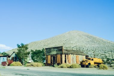 Nevada, Amerika Birleşik Devletleri - 2011 yaklaşık: boş İlçesi yakınlarındaki küçük kasabada Yaz 2011 yaklaşık Ölüm Vadisi, Nevada, ABD.