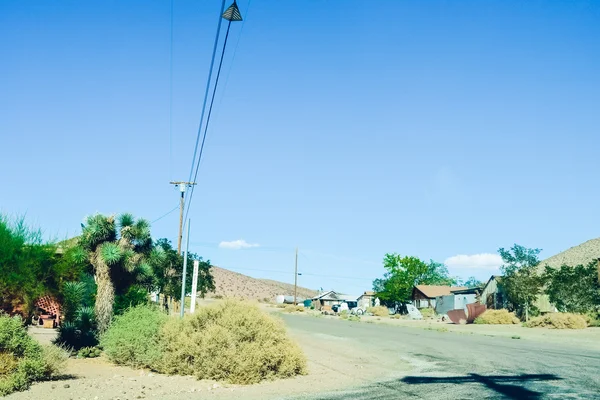 Nevada, Amerikai Egyesült Államok - 2011 kb: üres megyei kisváros közelében, a Death Valley, Nevada, Usa kb nyár 2011. — Stock Fotó